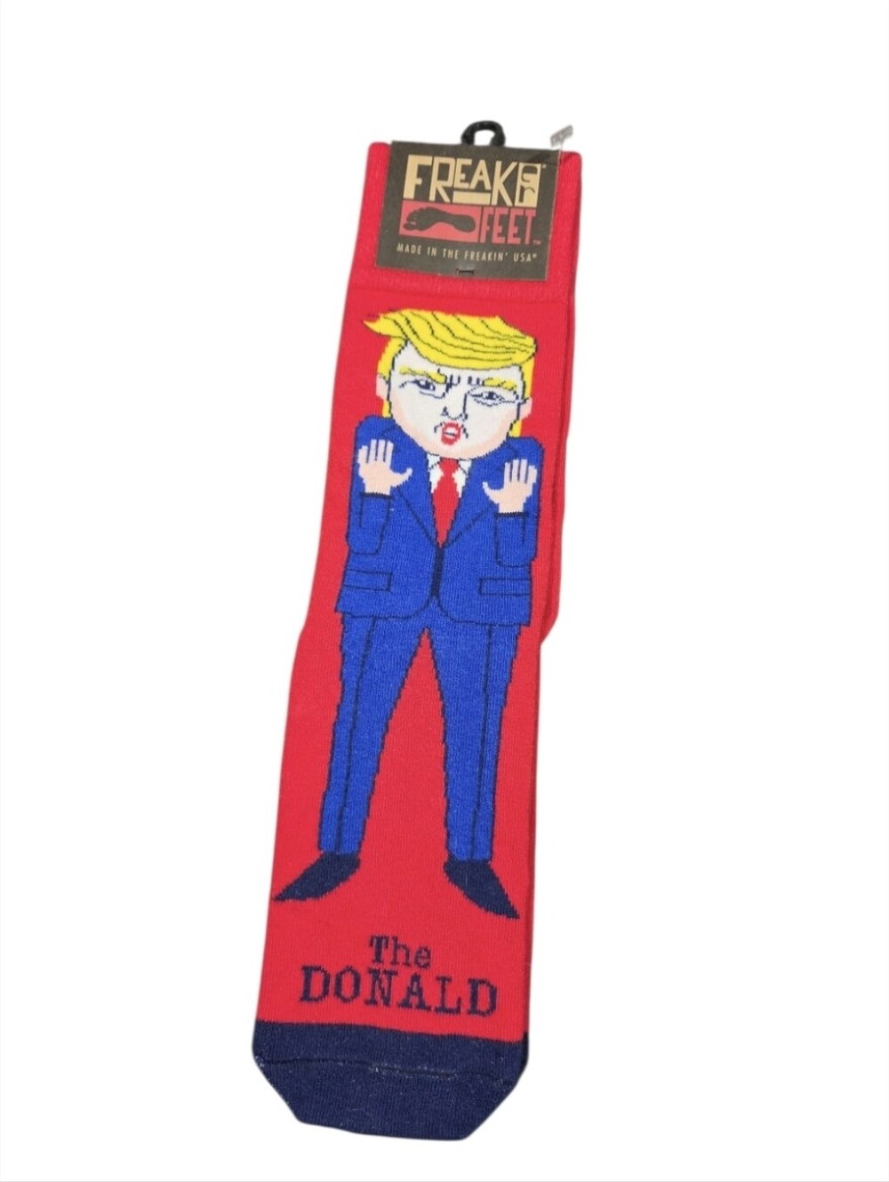 🚨5/$25 "The Donald" Red Novelty Men's Socks